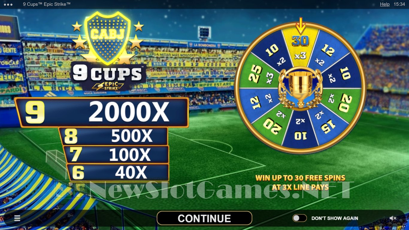 9 Cups Epic Strike Slot Demo Image