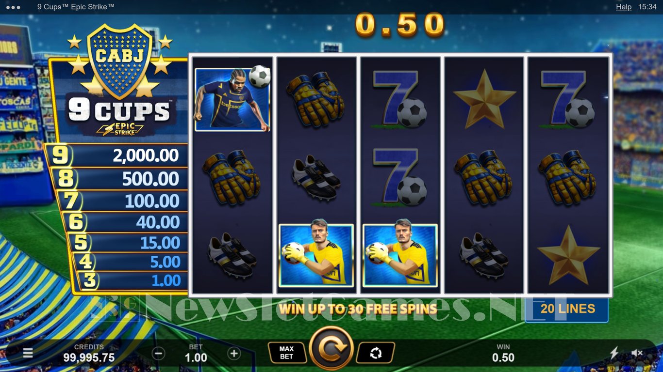 9 Cups Epic Strike Slot Slot Image in Demo - pic. 7