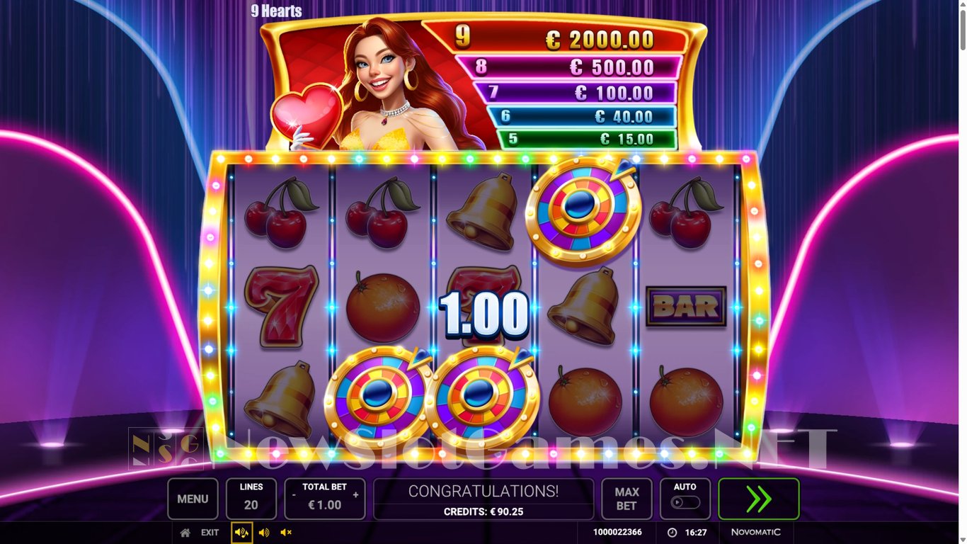 9 Hearts Slot Slot Image in Demo - pic. 3