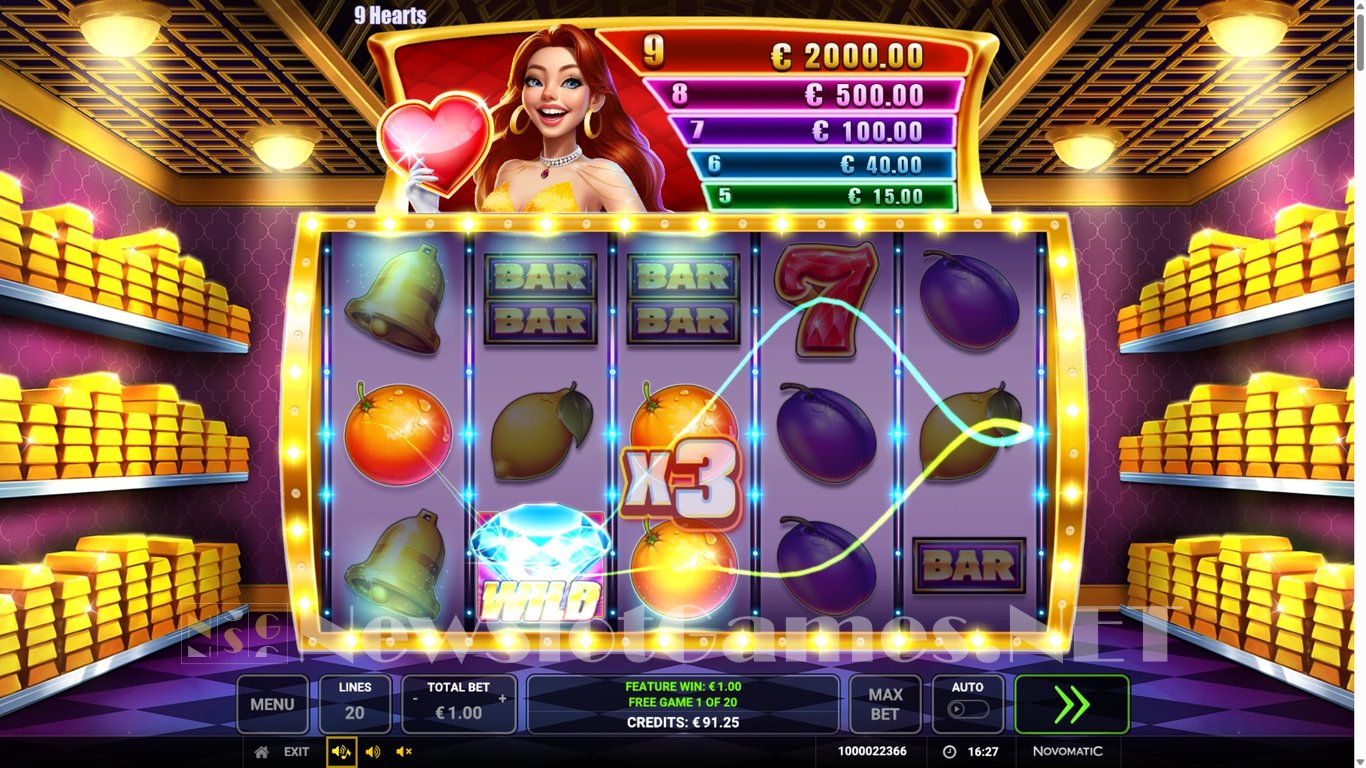 9 Hearts Slot Slot Image in Demo - pic. 6