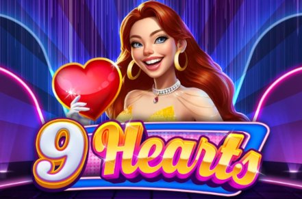 9 Hearts Slot Logo
