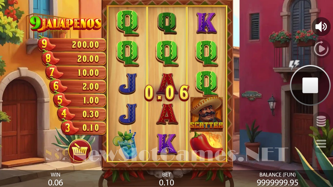 9 Jalapenos Slot Demo Image