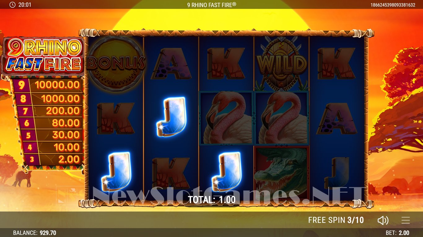 9 Rhino Fast Fire Slot Slot Image in Demo - pic. 10