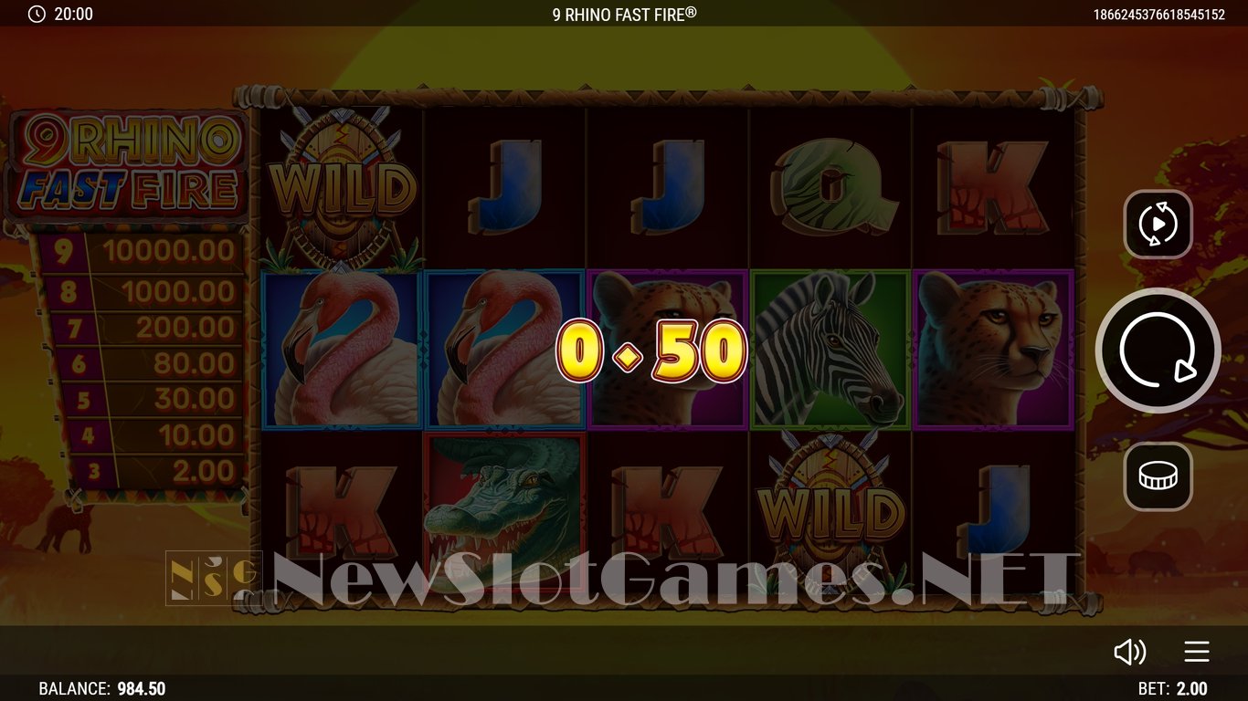9 Rhino Fast Fire Slot Slot Image in Demo - pic. 6