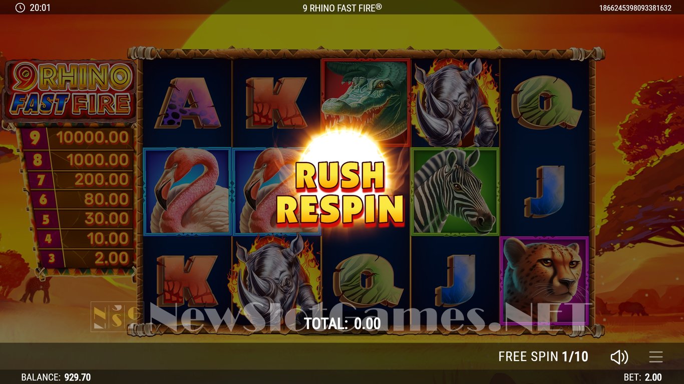 9 Rhino Fast Fire Slot Slot Image in Demo - pic. 9