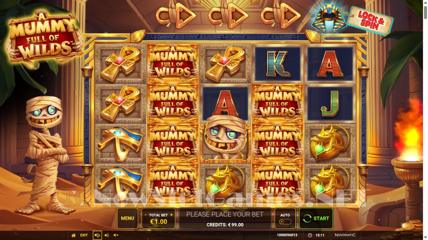 A Mummy Full of Wilds Slot Demo Image