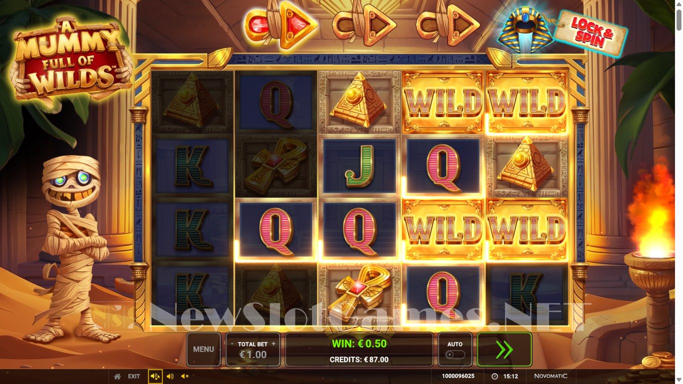 A Mummy Full of Wilds Slot Slot Image in Demo - pic. 4