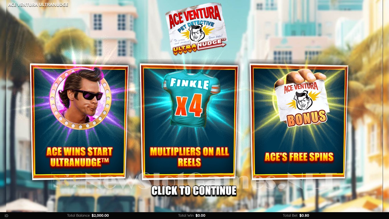 Ace Ventura Pet Detective Slot Demo Image