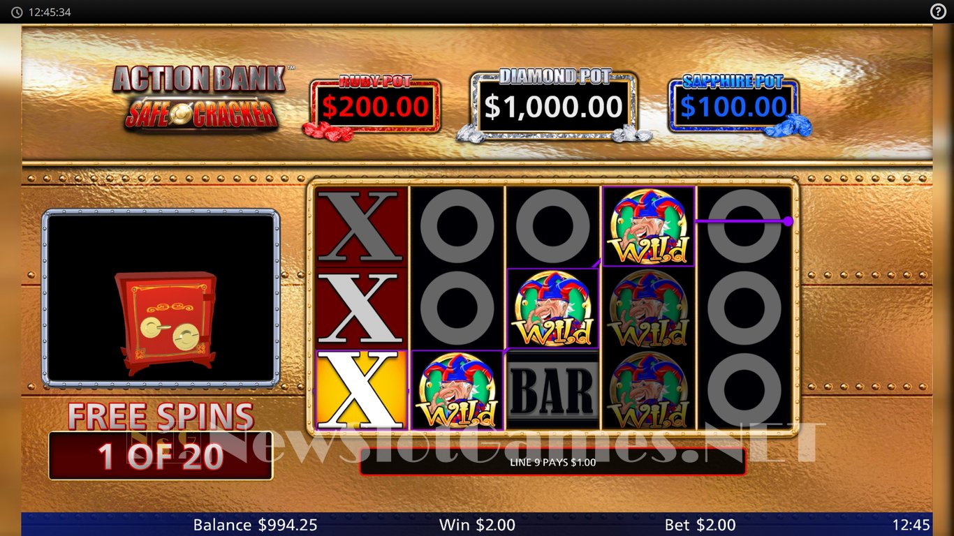 Action Bank Safe Cracker Slot Slot Image in Demo - pic. 11