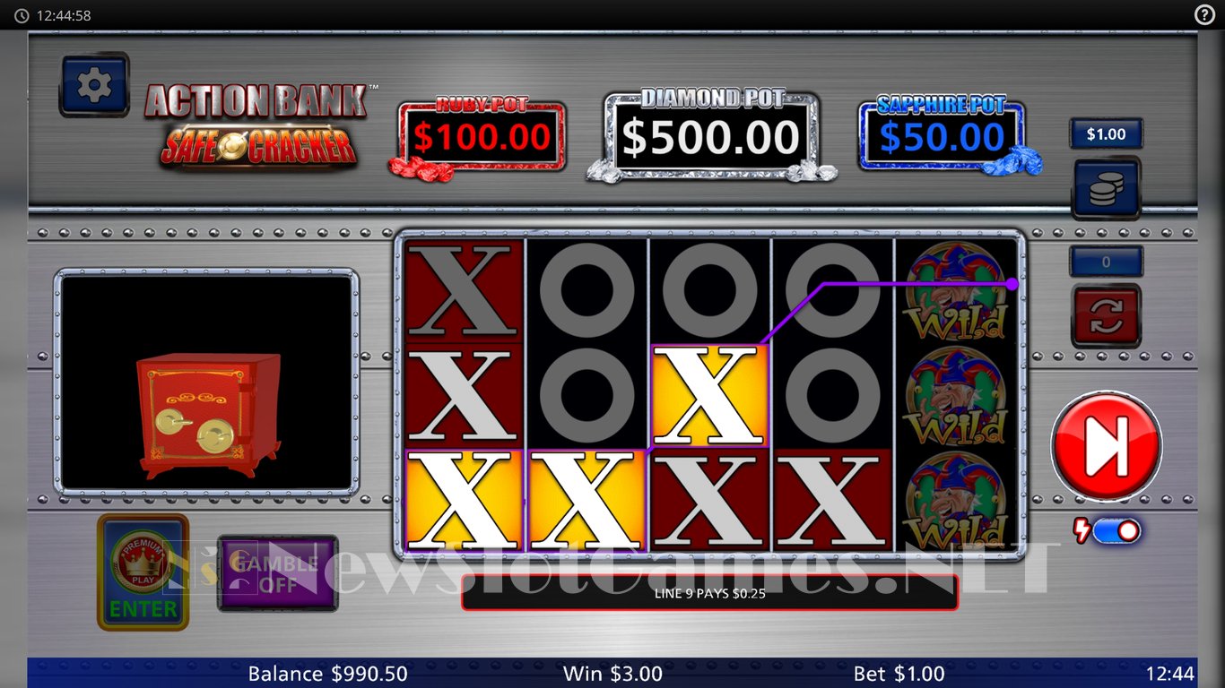Action Bank Safe Cracker Slot Slot Image in Demo - pic. 5