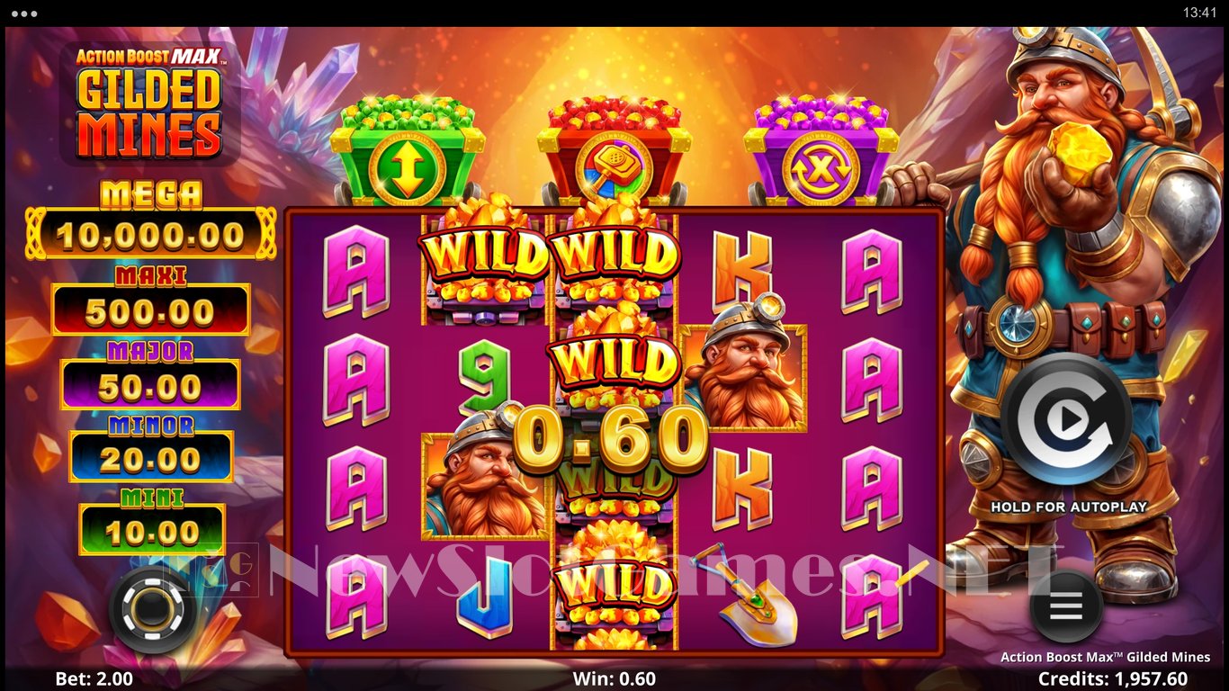 Action Boost Max Gilded Mines Slot Slot Image in Demo - pic. 2