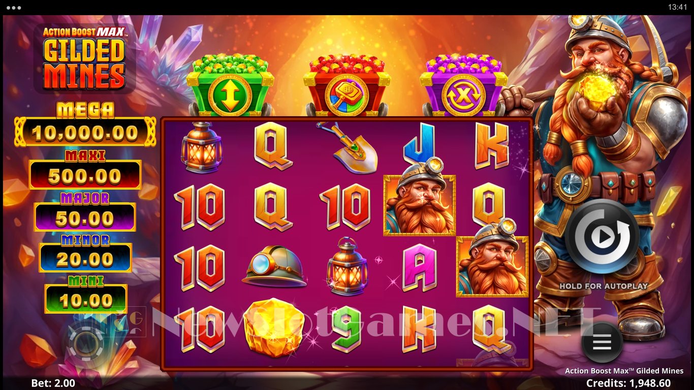 Action Boost Max Gilded Mines Slot Slot Image in Demo - pic. 3