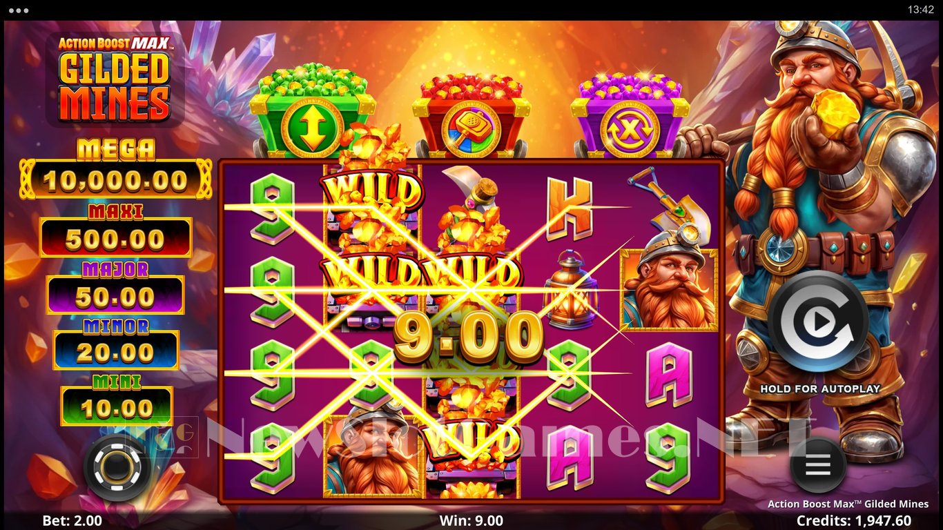 Action Boost Max Gilded Mines Slot Slot Image in Demo - pic. 5