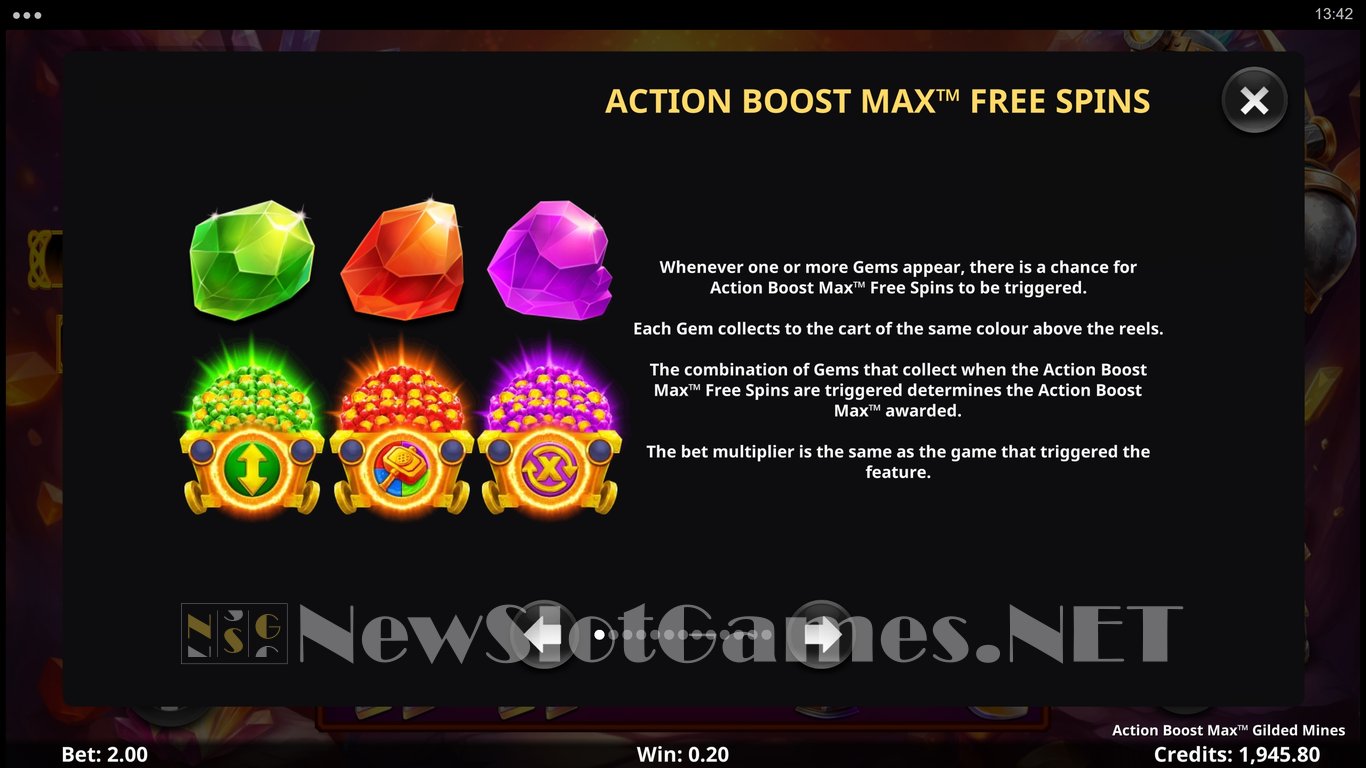 Action Boost Max Gilded Mines Slot Slot Image in Demo - pic. 7