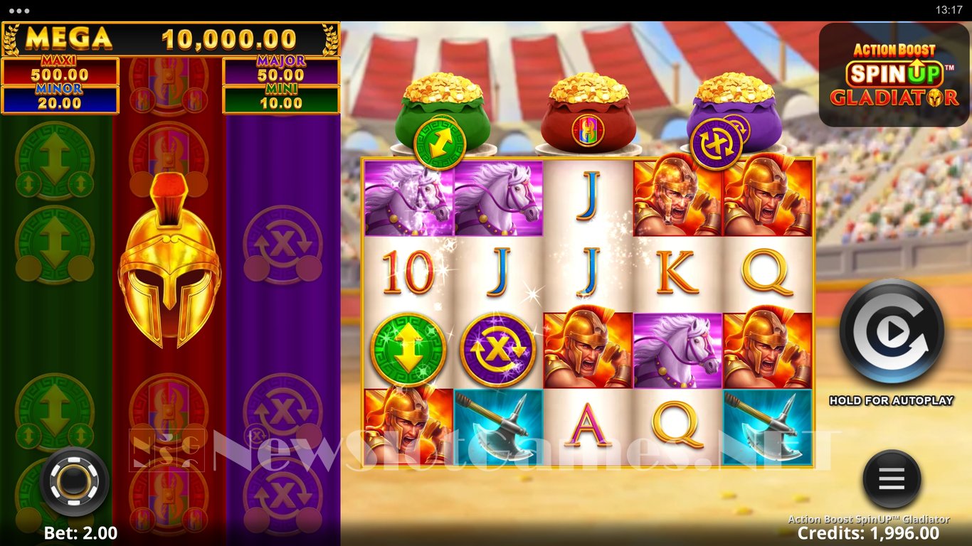 Action Boost SpinUP Gladiator Slot Slot Image in Demo - pic. 3