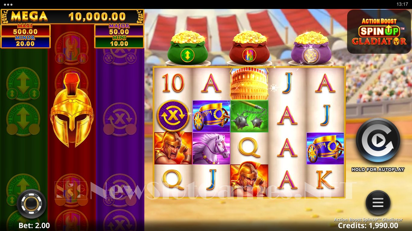Action Boost SpinUP Gladiator Slot Slot Image in Demo - pic. 5