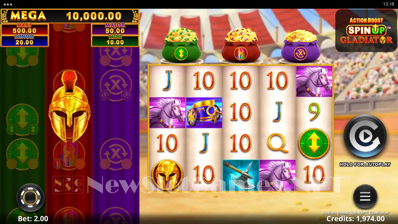 Action Boost SpinUP Gladiator Slot Slot Image in Demo - pic. 6