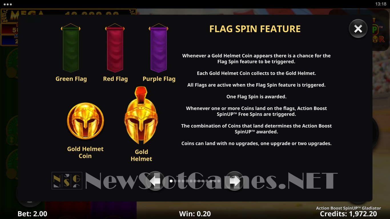 Action Boost SpinUP Gladiator Slot Slot Image in Demo - pic. 7
