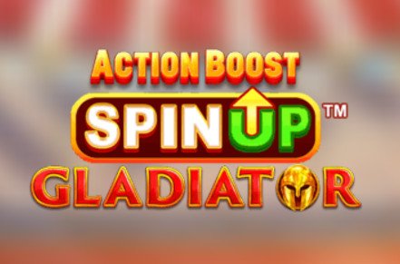 Action Boost SpinUP Gladiator Slot Logo