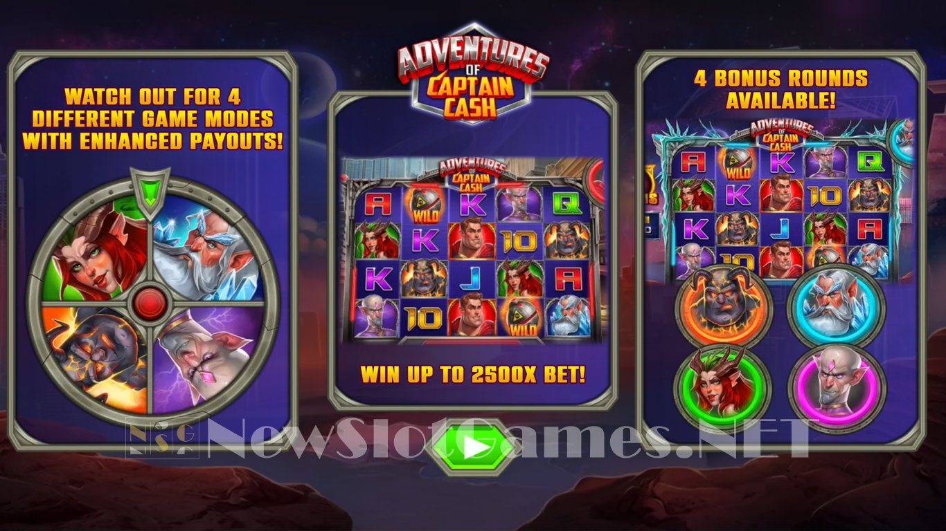 Adventures of Captain Cash Slot Demo Image