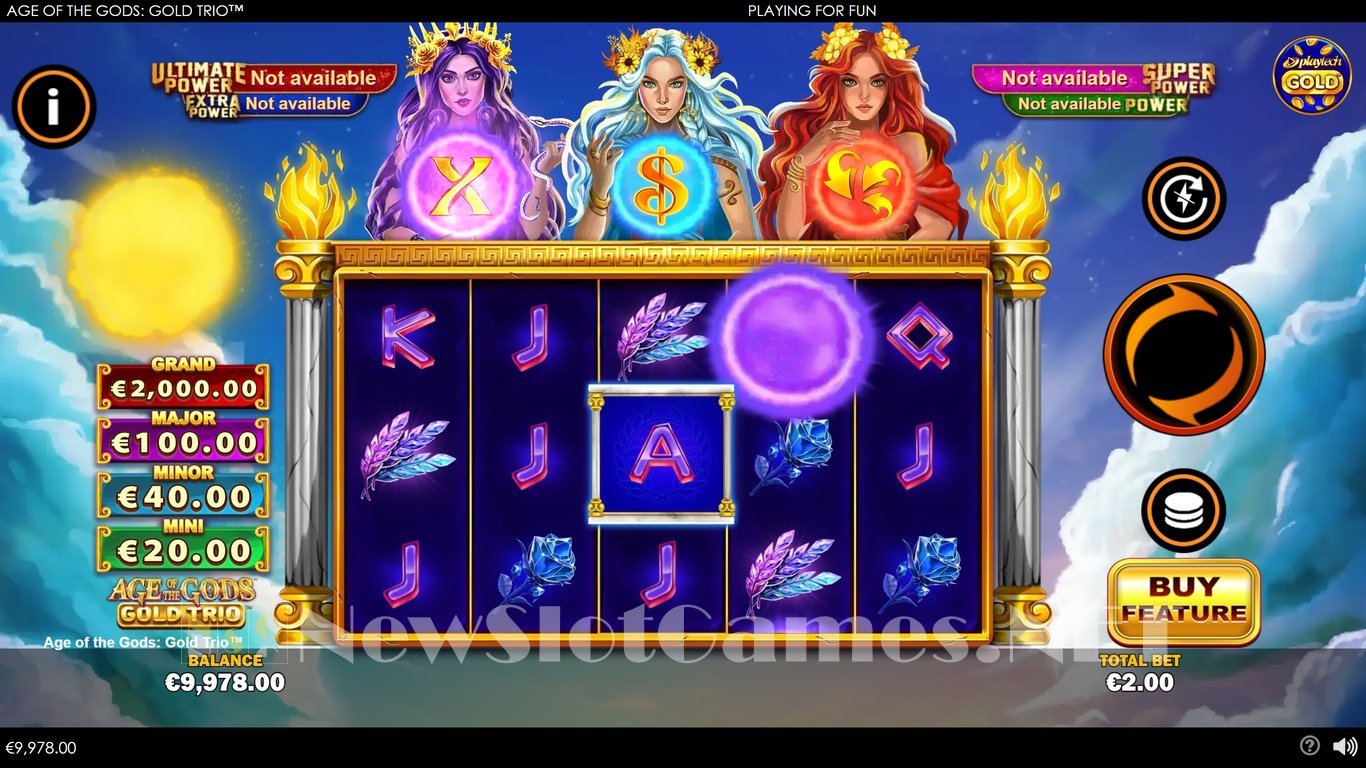 Age of the Gods Gold Trio Slot Slot Image in Demo - pic. 4