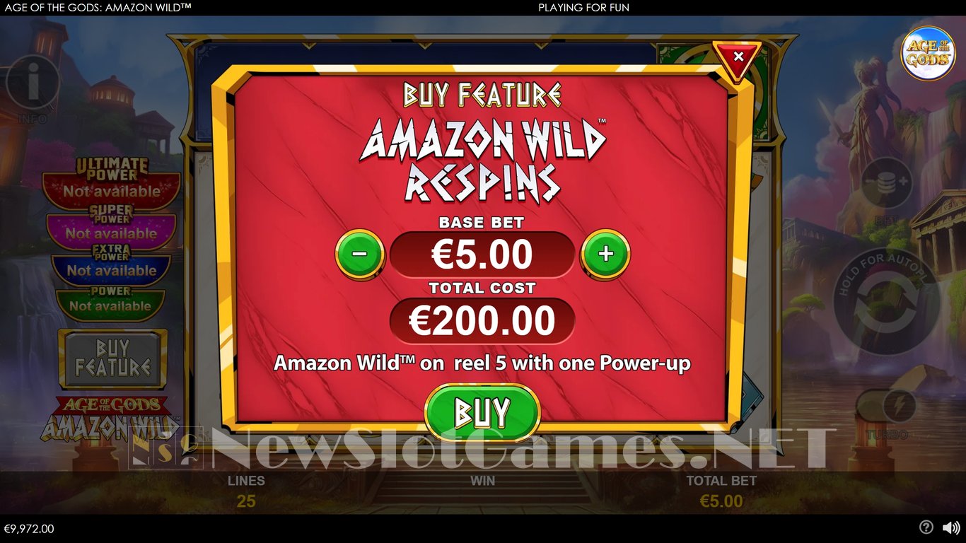 Age of the Gods Amazon Wild Slot Slot Image in Demo - pic. 5