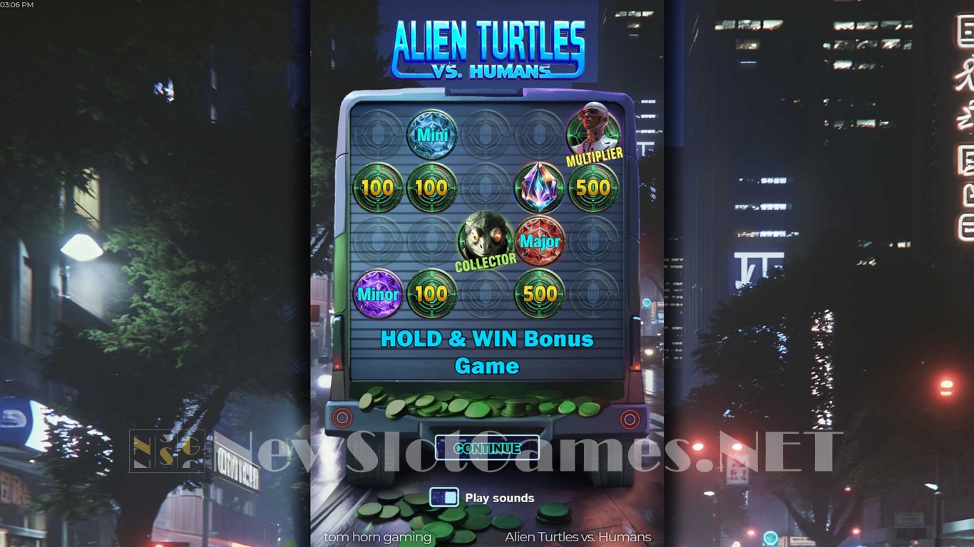 Alien Turtles vs Humans Slot Demo Image
