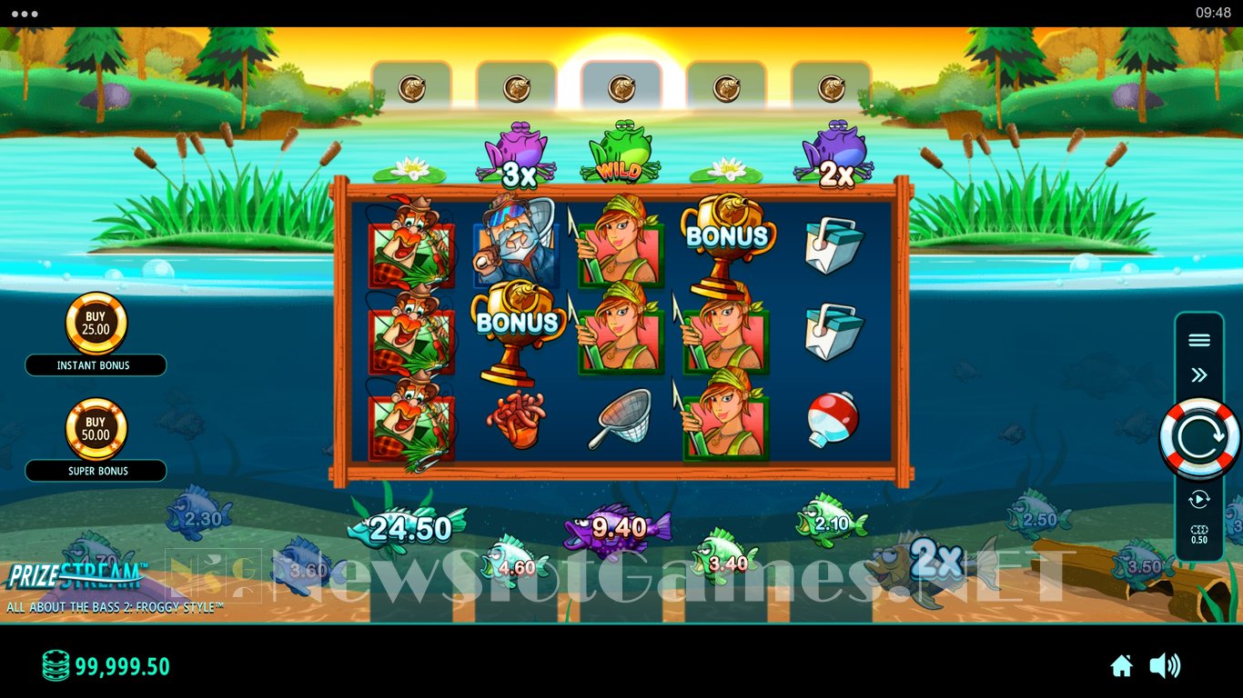 All About the Bass 2 Froggy Style Slot Demo Image