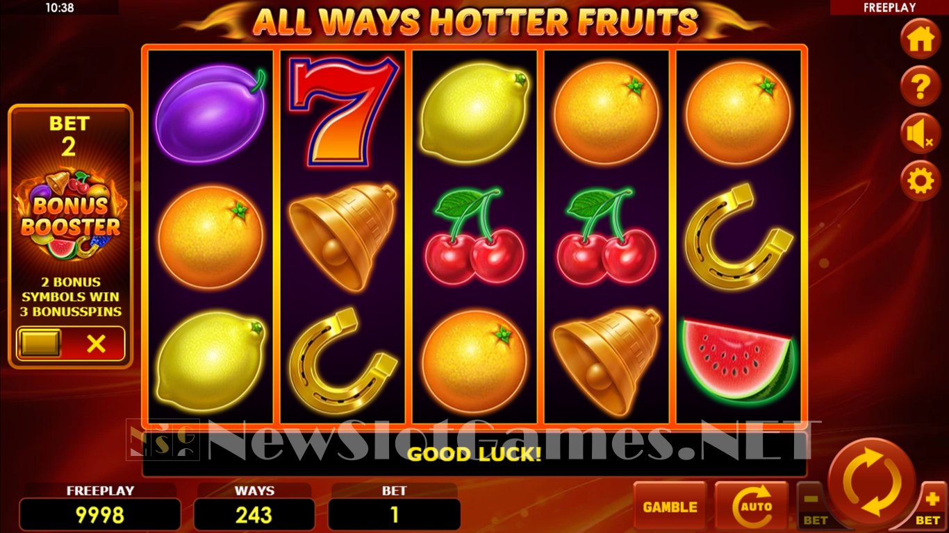 All Ways Hotter Fruits Slot Demo Image