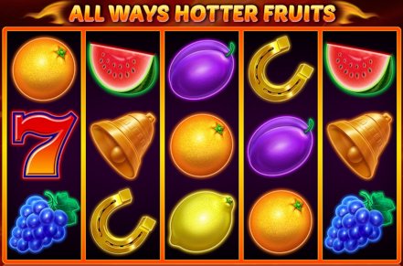 All Ways Hotter Fruits Slot Logo