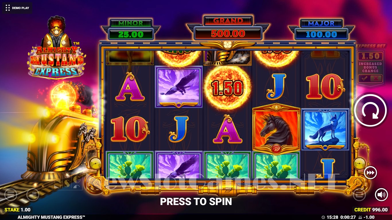Almighty Mustang Express Slot Slot Image in Demo - pic. 3