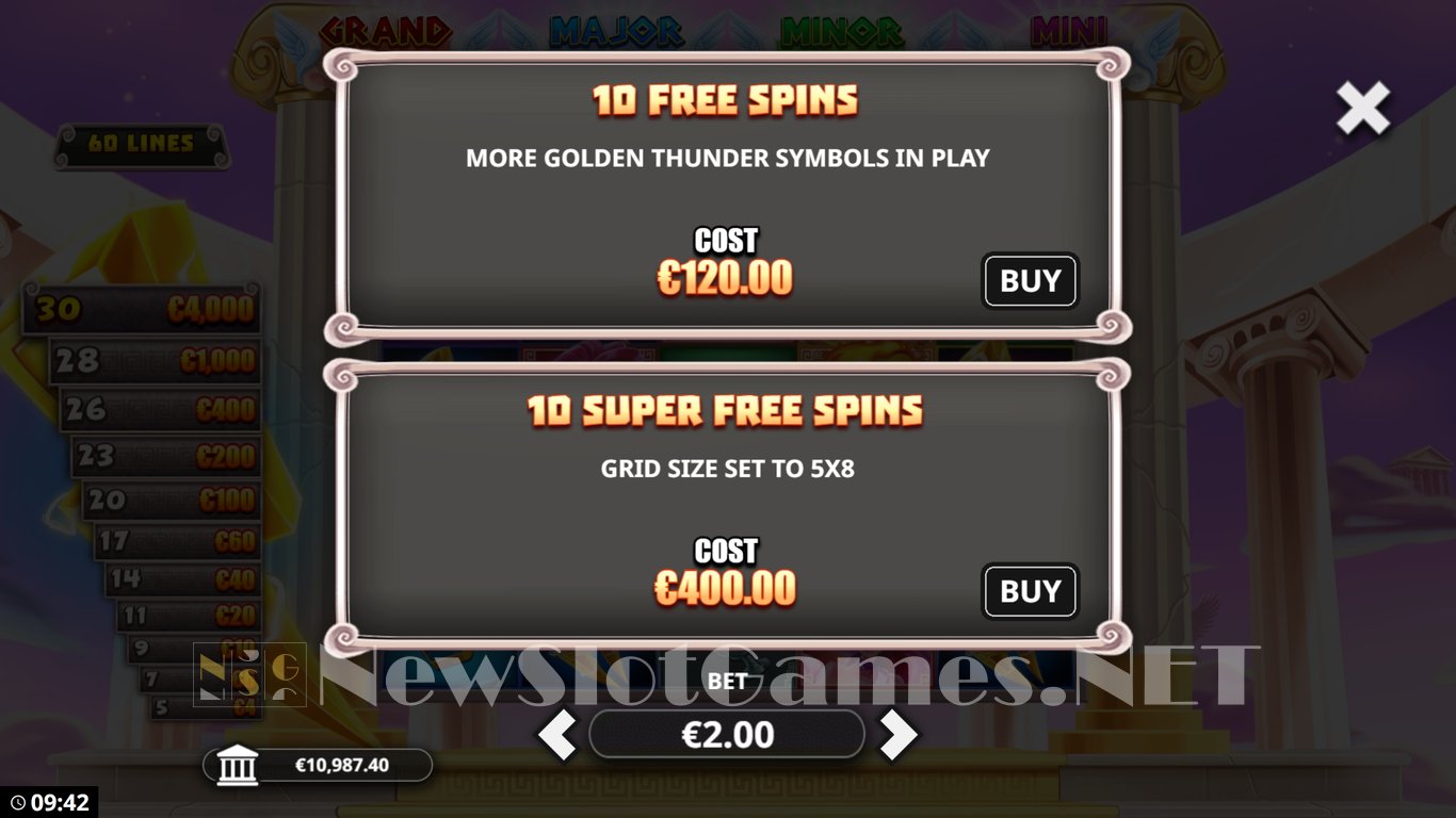 Almighty Thunder UltraHitz GigaBlox Slot Slot Image in Demo - pic. 8