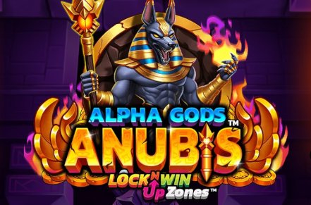 Alpha Gods Anubis Slot Logo