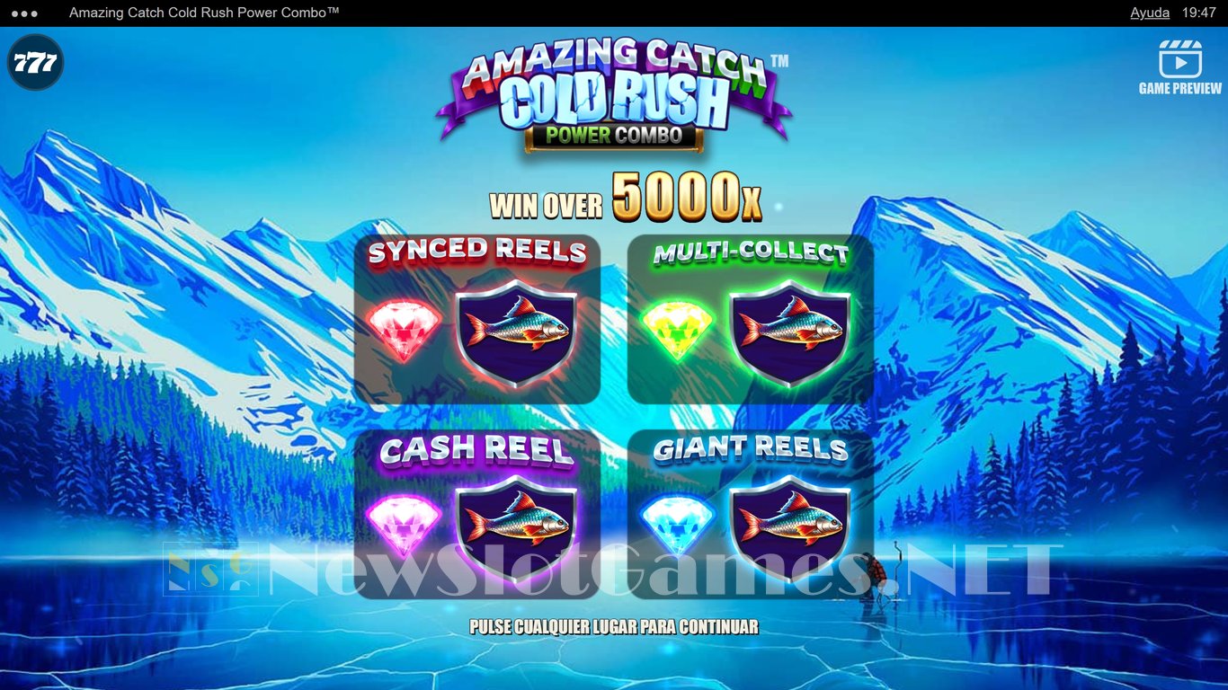 Amazing Catch Cold Rush Power Combo Slot Demo Image