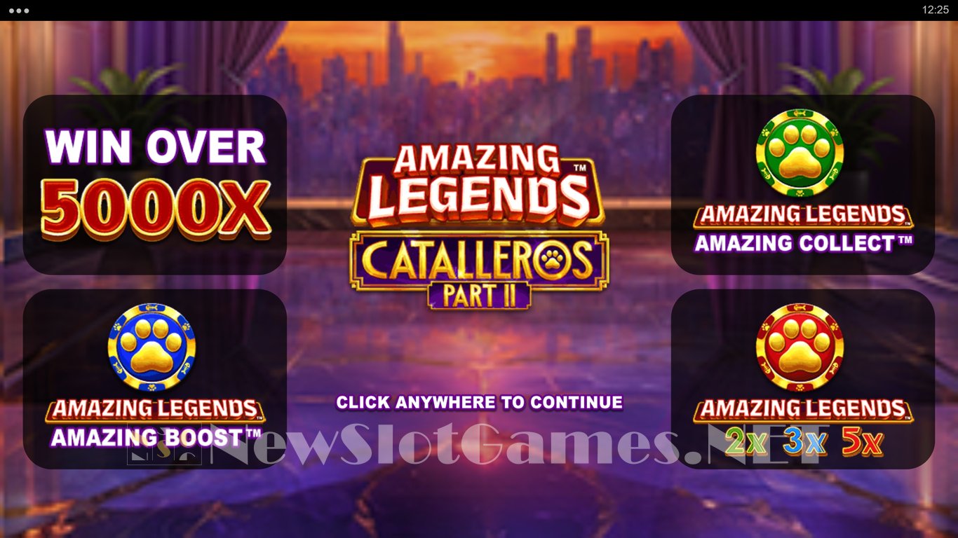 Amazing Legends Catalleros Part 2 Slot Demo Image