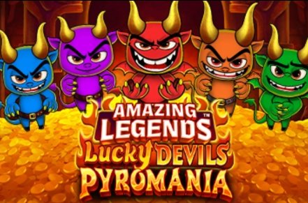 Amazing Legends Lucky Devils Pyromania Slot Logo