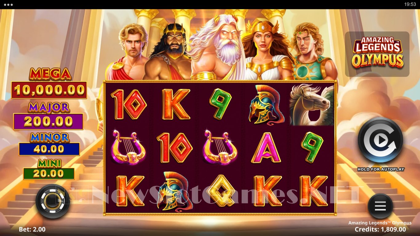 Amazing Legends Olympus Slot Demo Image