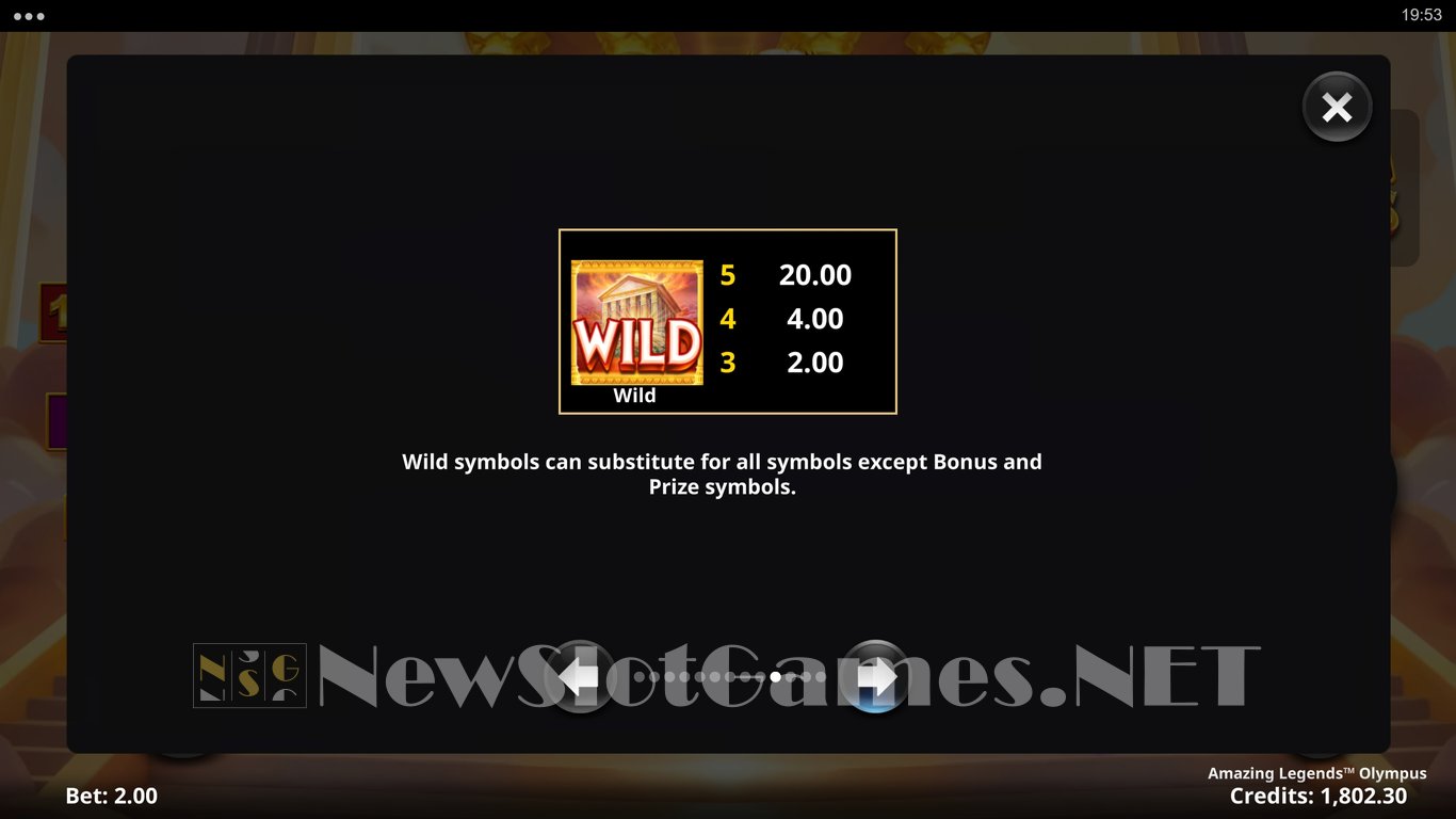 Amazing Legends Olympus Slot Slot Image in Demo - pic. 7