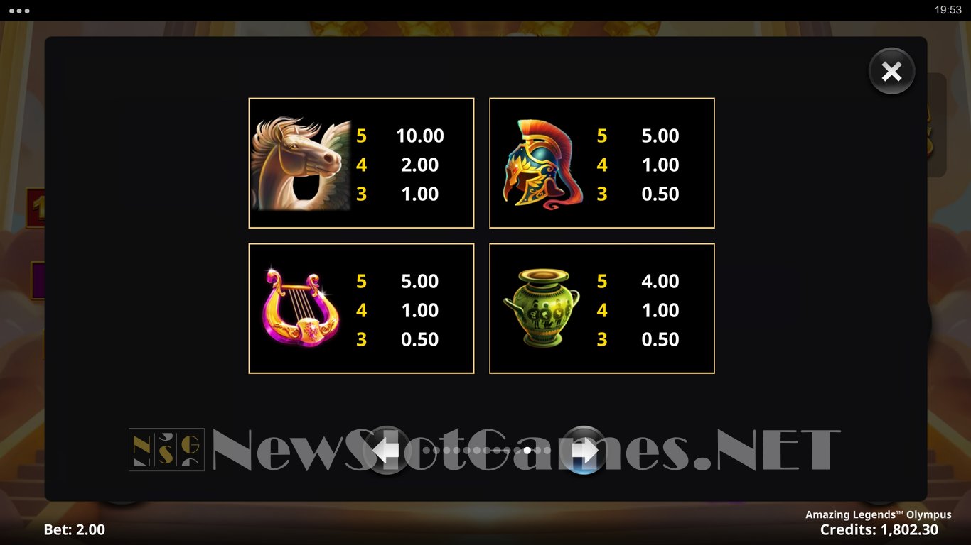 Amazing Legends Olympus Slot Slot Image in Demo - pic. 8
