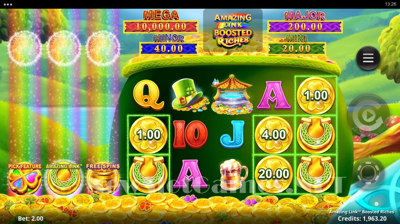 Amazing Link Boosted Riches Slot Slot Image in Demo - pic. 2