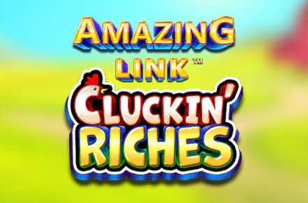 Amazing Link Cluckin Riches Slot Logo