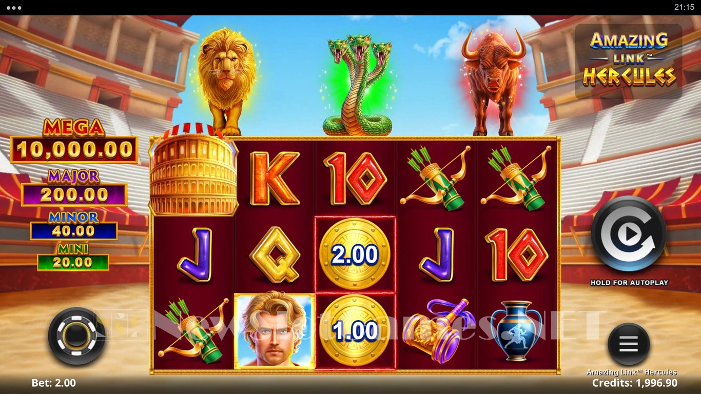 Amazing Link Hercules Slot Slot Image in Demo - pic. 3