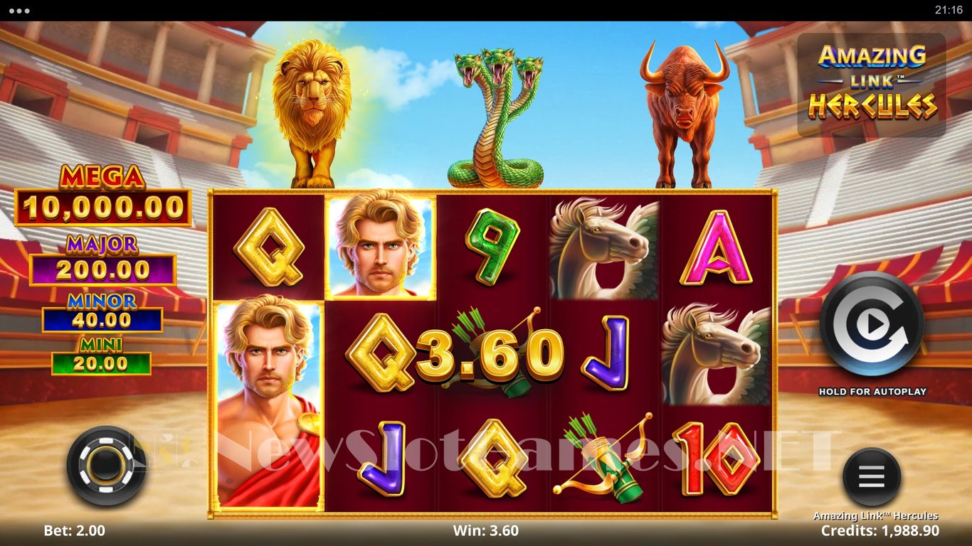 Amazing Link Hercules Slot Slot Image in Demo - pic. 6
