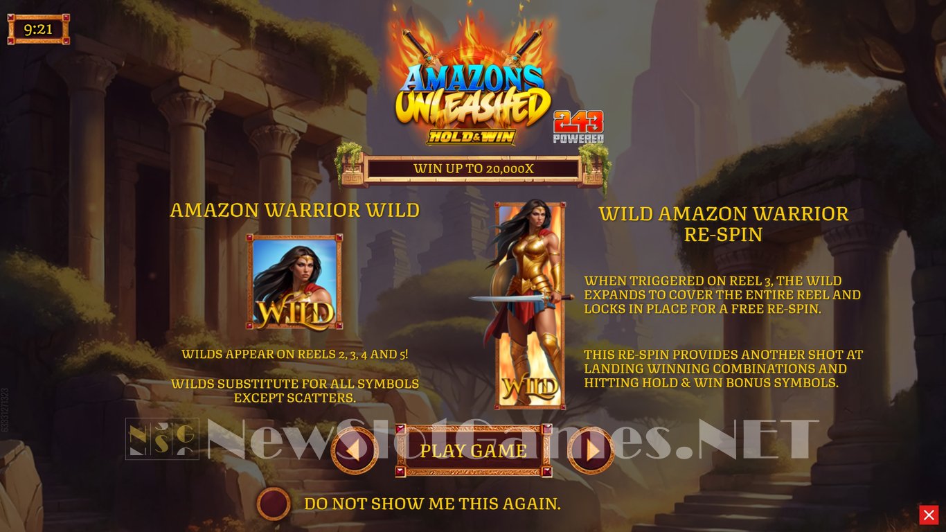 Amazons Unleashed Slot Demo Image