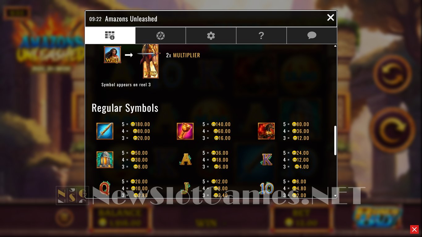 Amazons Unleashed Slot Slot Image in Demo - pic. 11