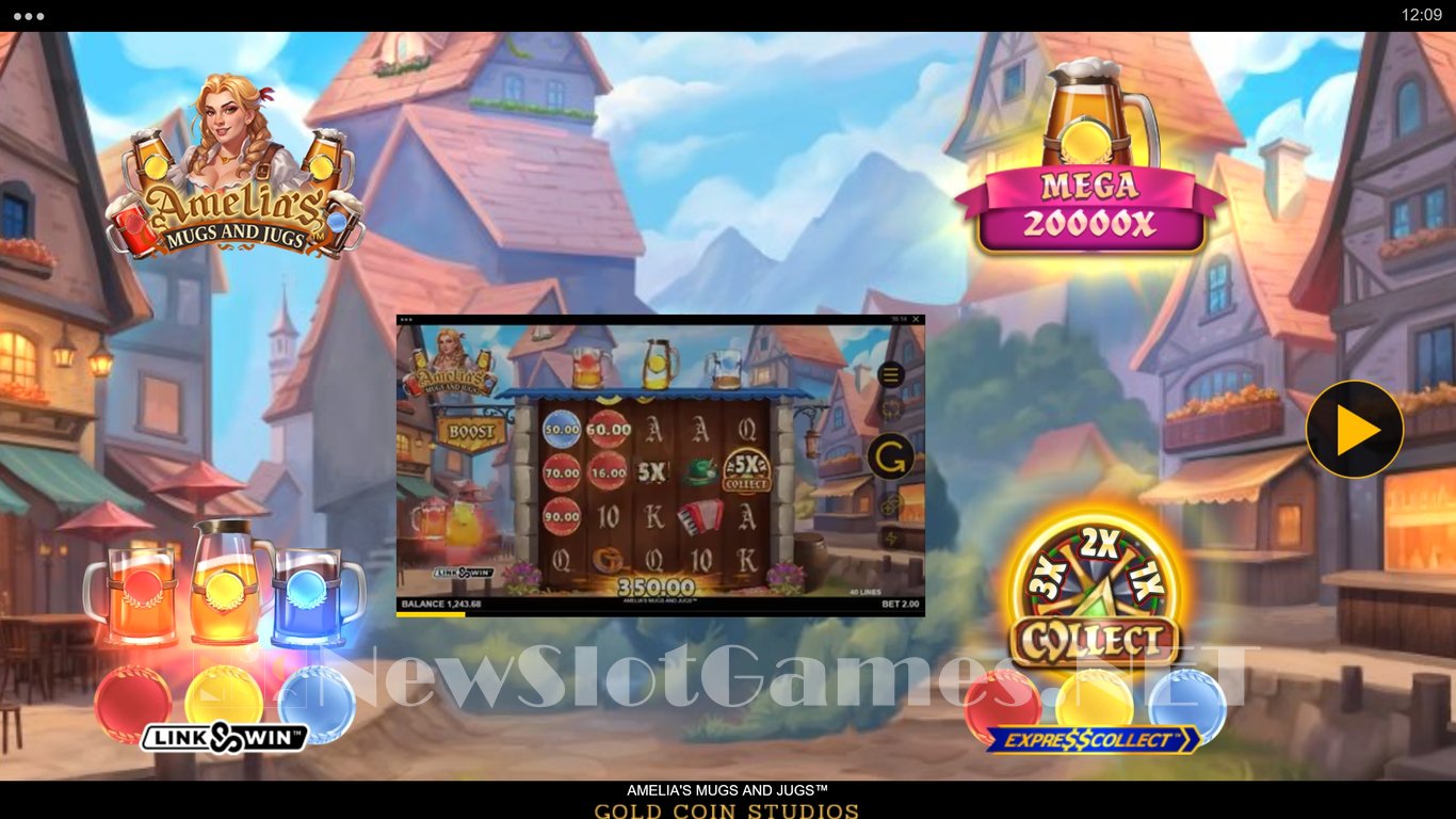 Amelias Mugs and Jugs Slot Demo Image