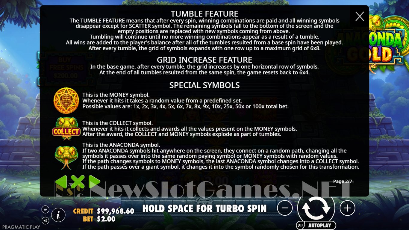 Anaconda Gold Slot Slot Image in Demo - pic. 4