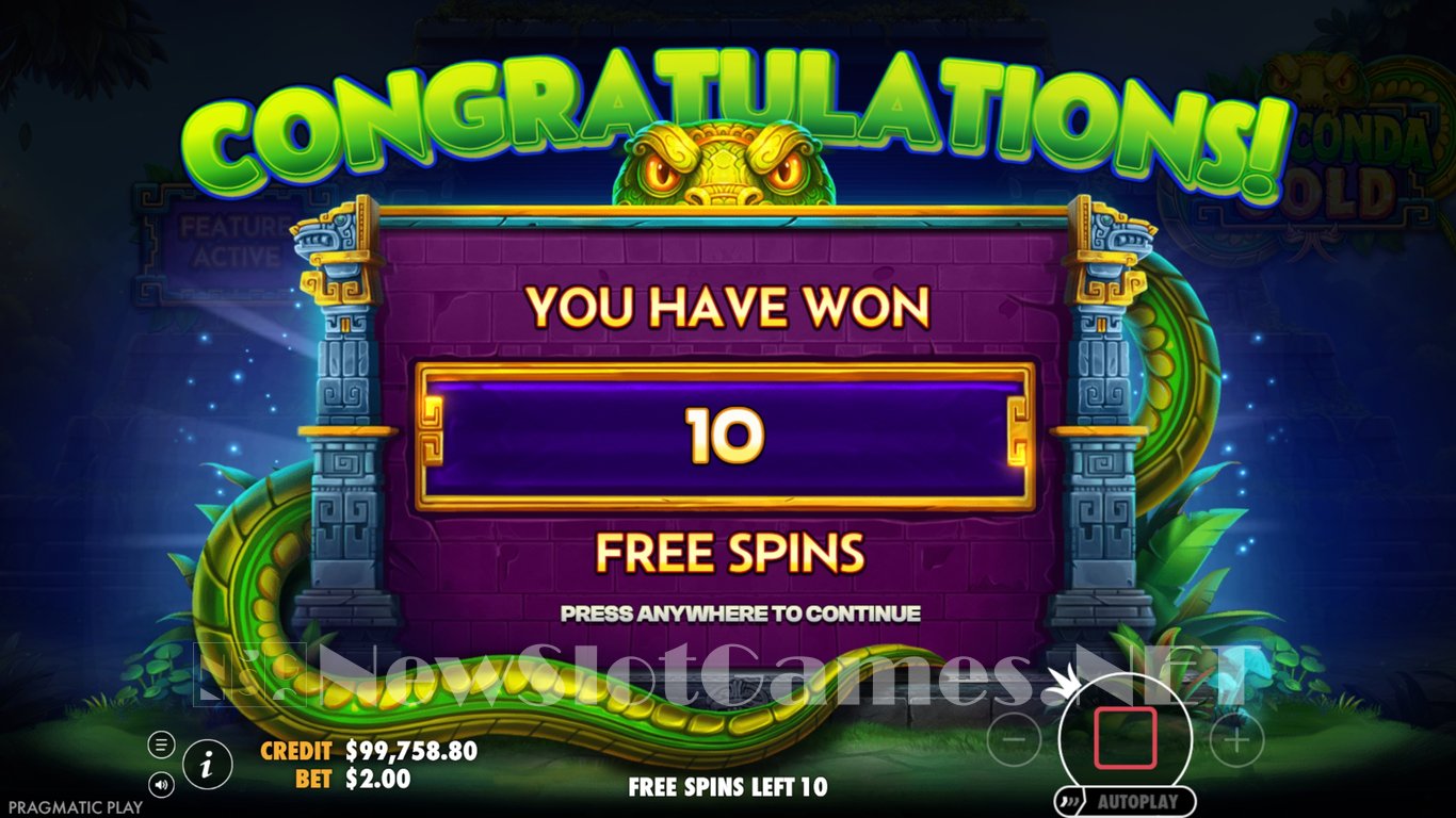 Anaconda Gold Slot Slot Image in Demo - pic. 8