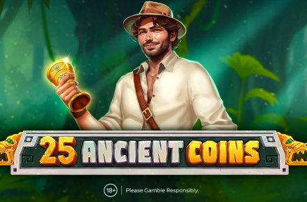 25 Ancient Coins Slot Logo
