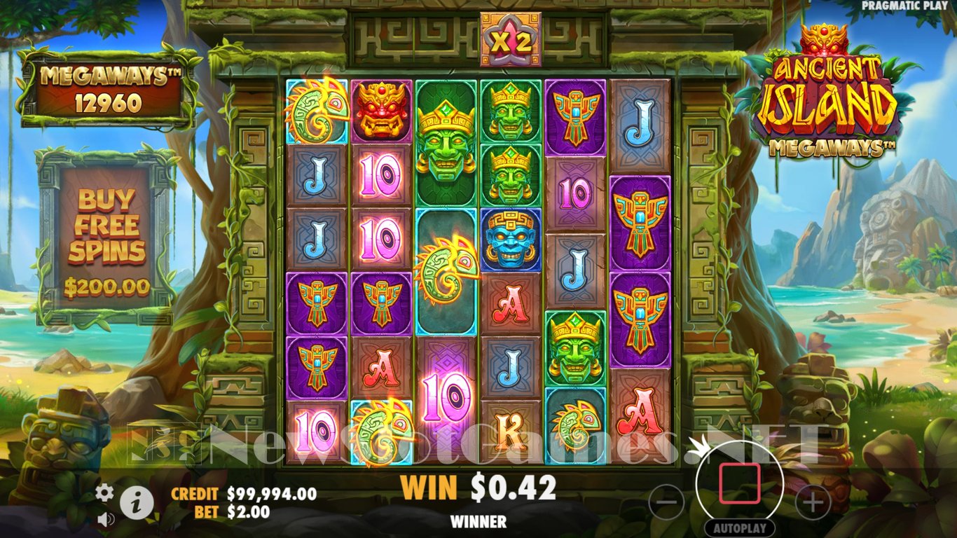 Ancient Island Megaways Slot Slot Image in Demo - pic. 3